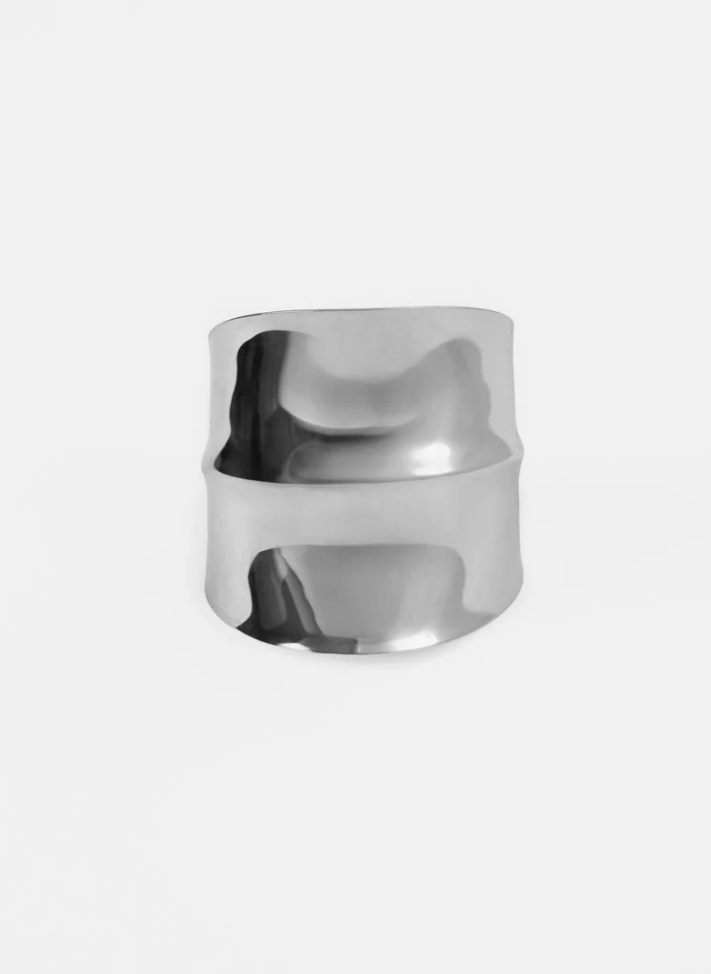 Lichi  Wide curved metal bracelet for Women | Best Price UAE
