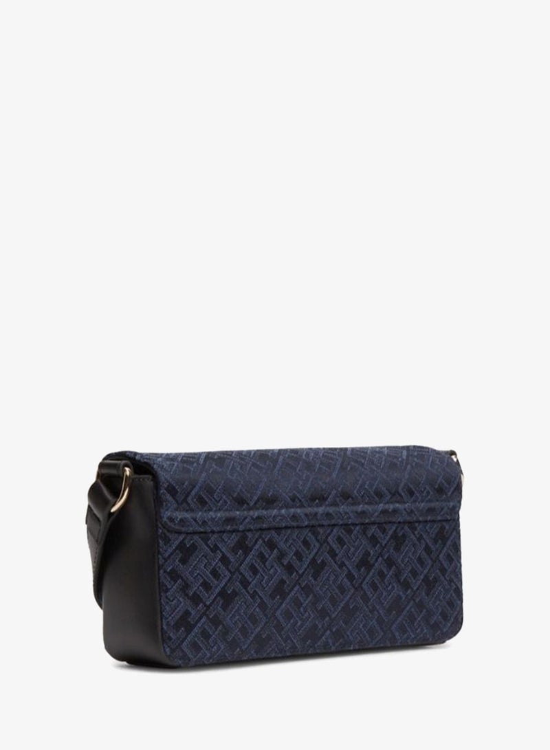 TOMMY HILFIGER TH Monogram Jacquard Weave Crossbody Bag - Image 3