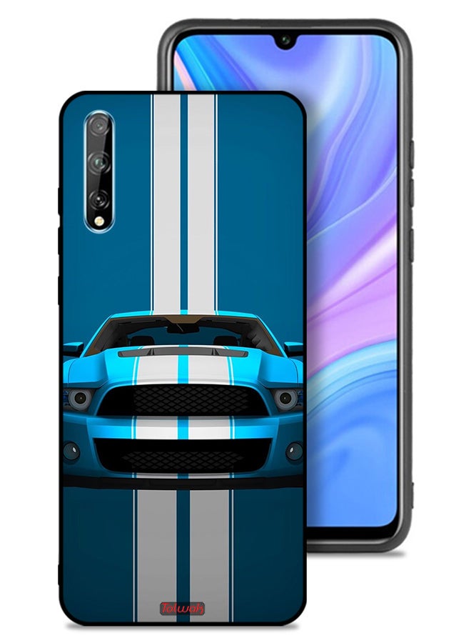Tolwak Huawei Y8p Protective Case Cover Car Abstract Art - Image 1