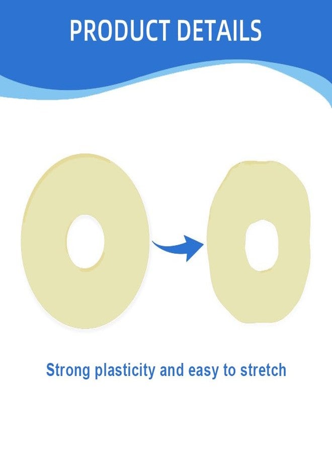 THUJPKU 20 PCS 2mm Ostomy Barrier Rings, Moldable Ostomy Supplies, Flexible Medical Grade Hydrocolloid Ostomy Bag Supplies, 2mm Thickness - Image 5