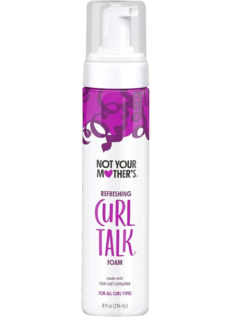 Not Your Mother's Curl Talk Refreshing Curl Foam, 8 fl oz - Image 1