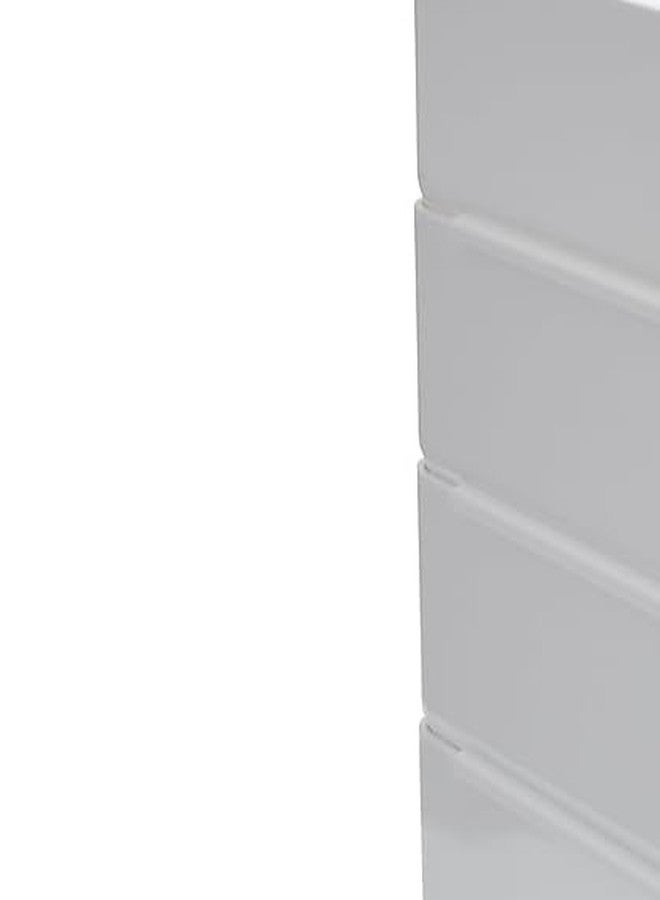 TRU RED Side‑Load Stackable Letter Tray, Plastic, White, 12/Carton - High‑Volume Desktop Paper Organizer for Office Use - Image 5