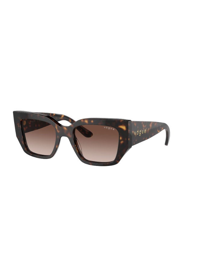 Vogue Women Full Rim Irregular Sunglasses 0VO5583S 51 - Image 1