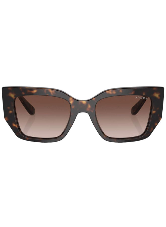Vogue Women Full Rim Irregular Sunglasses 0VO5583S 51 - Image 4