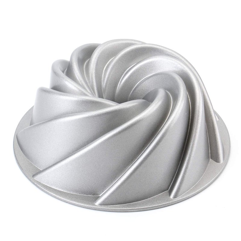 Tosnail 9Inch NonStick Fluted Cake Pan Round Cake Pan Specialty and Novelty Cake Pan