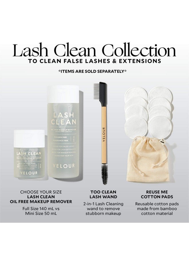 Velour Lashes Velour Too Clean Lash Wand2In1 Lash Cleansing Brush For False Lashes And Eyelash Extensionsbrow And Lash Brush - Image 3