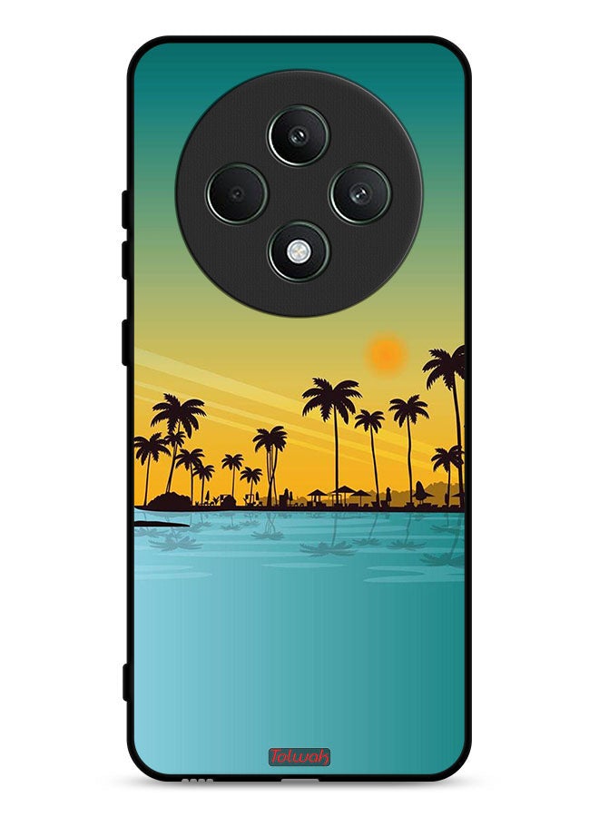 Tolwak Oppo Reno12 F 5G Protective Case Cover Scenery Abstract Art - Image 1