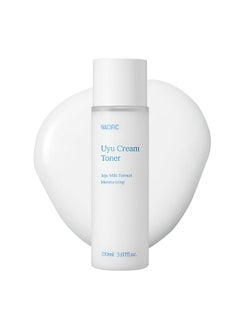 NACIFIC NACIFIC Jeju Uyu Cream Toner Facial Toner 5.07fl. oz. 150ml with Jeju Milk Extract Ceramide 5 Complex Moisture Lasting Natural Ingredients Korean Skin Care  - Image 1