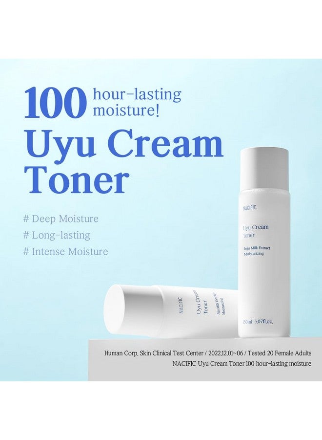 NACIFIC Jeju Uyu Cream Toner Facial Toner 5.07fl. oz. 150ml with Jeju Milk Extract Ceramide 5 Complex Moisture Lasting Natural Ingredients Korean Skin Care - Image 5