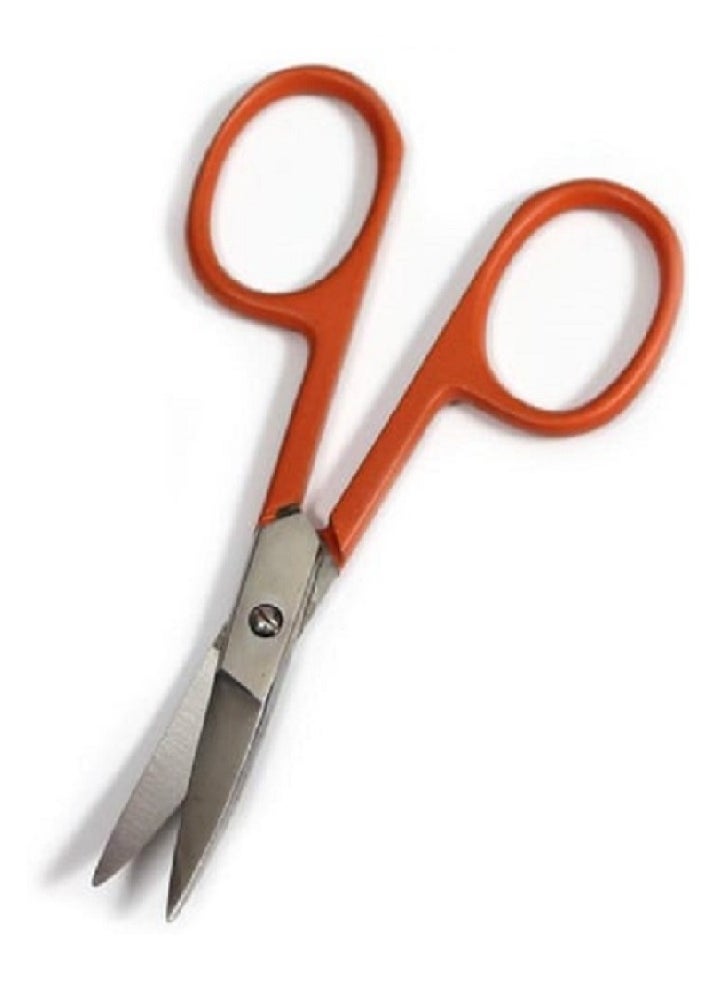 Nascita Nascita Stainless Steel Eyebrow Grooming Scissors - Orange27  - Image 2