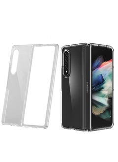 Rock Pow Suit for Samsung Galaxy Z Fold 4 Phone Case Clear, Ultra Thin PC Hard Shell Full Protection Slim Fit Durable Protective Phone Case Cover for Z Fold 4 5G 2022  - Image 1