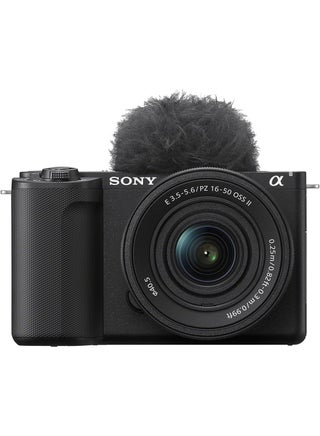 Alpha ZV-E10 II Kit, Body + Lens, APS-C interchangeable-lens vlog camera, With 16-50 mm Lens, 26.0 MP, Exmor CMOS Sensor, Black, UAE Model - view 2
