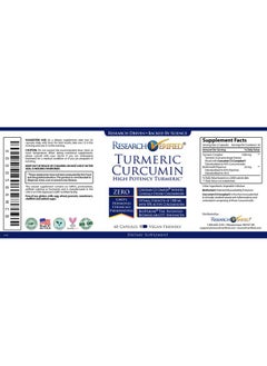 research verified Turmeric Curcumin Lift Mood Boost Antioxidant Levels Protect Immune System Bioperine 60 Capsules Made In The Usa  - Image 3