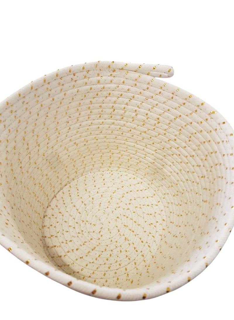 Hanging Basket Organizer made of Cotton Rope 22 cm - Image 2