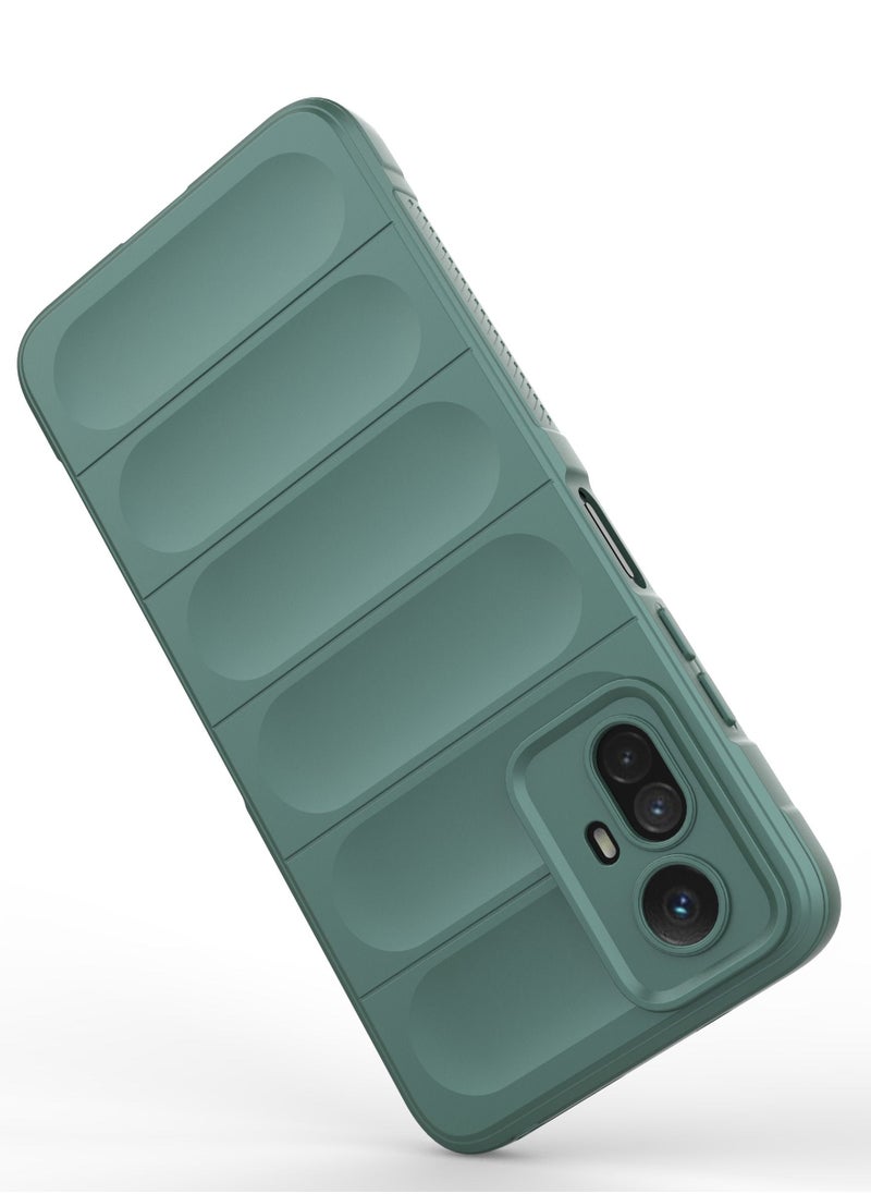 جولدن ماسك - شاومى ريدمى نوت 12 اس (Xiaomi Redmi Note 12S) جراب ماجيك كيس كفر حماية للهاتف - (اخضر) - Image 1