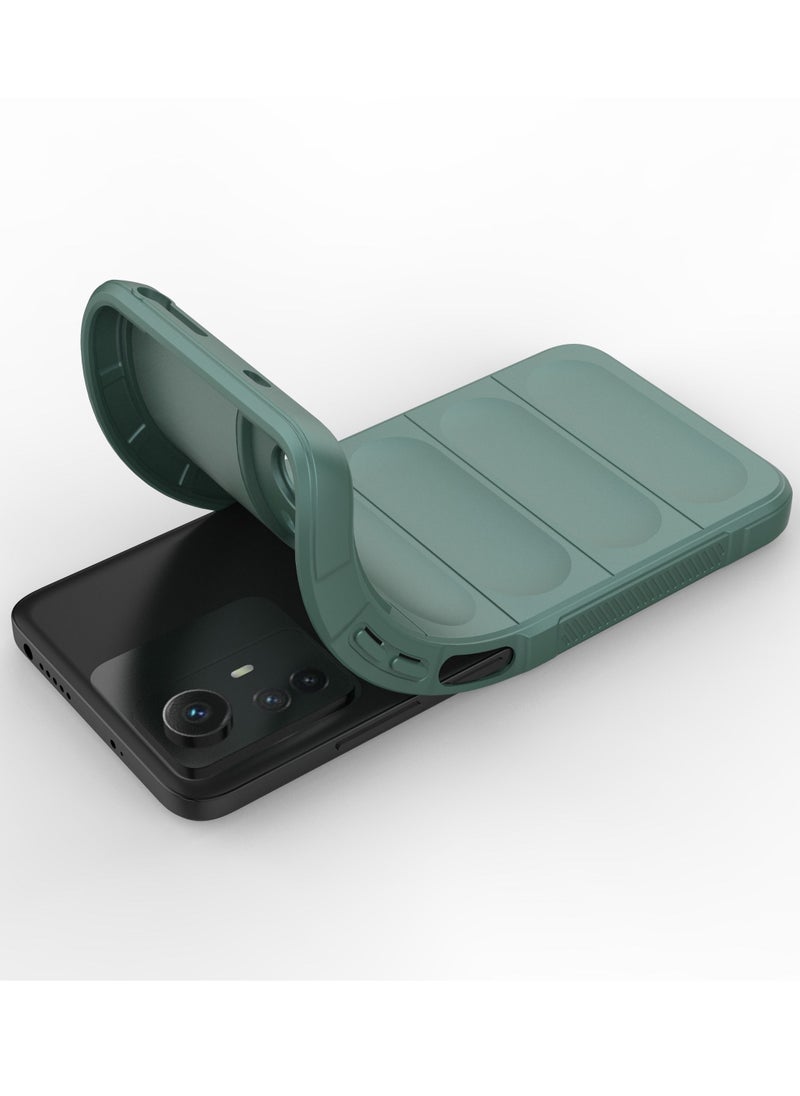 جولدن ماسك - شاومى ريدمى نوت 12 اس (Xiaomi Redmi Note 12S) جراب ماجيك كيس كفر حماية للهاتف - (اخضر) - Image 1
