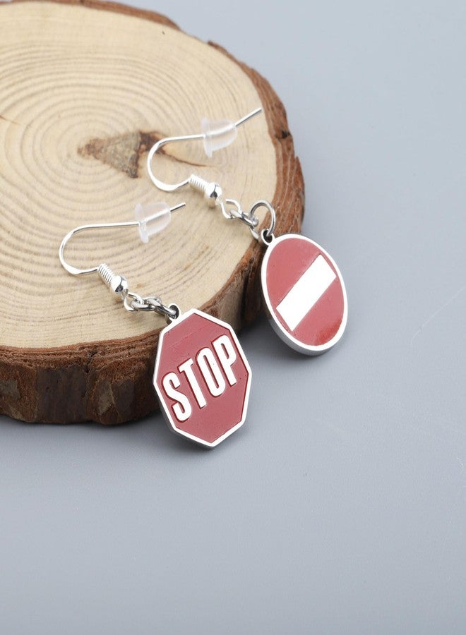 AKTAP Red Stop Sign Gift Crossing Guard Earrings School Guards Jewelry School Cro-ssing Guard Gift for Her (Crossing Guard Earrings) - Image 5