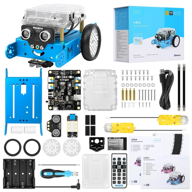 Makeblock mBot Robot Kit, Robotics for Kids Ages 8-12 Learn to Code with Scratch & Arduino, STEM Toys Science Kits for Kids Age 8-12 Boys and Girls Age 8+ - Image 1