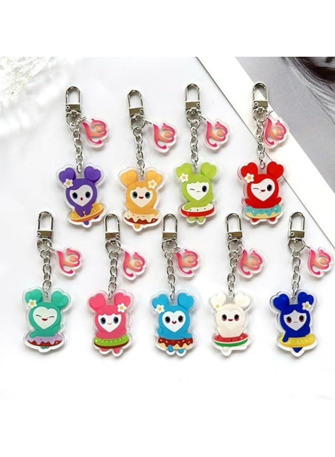 general Kpop Twice Lovely Keychain Keyring Twice Merch SANA MINA JIHYO NAYEON MOMO JEONGYEON CHAEYOUNG - Image 2