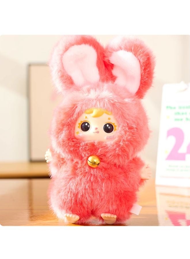 Generic Brand Samuel Lucky Rabbit Mini Plush Pendant Blind Box – Cute Bunny Surprise Keychain - Image 4