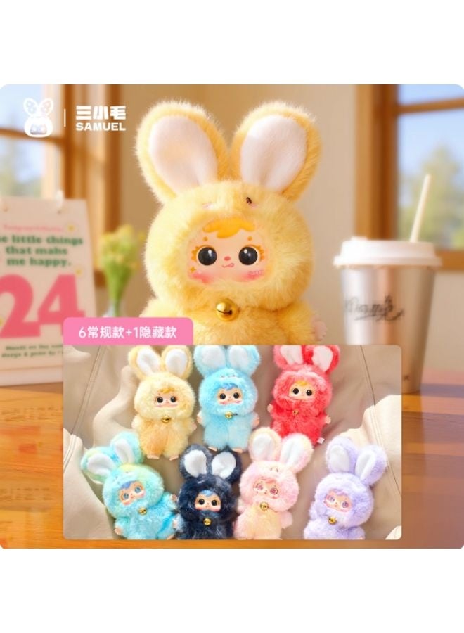 Generic Brand Samuel Lucky Rabbit Mini Plush Pendant Blind Box – Cute Bunny Surprise Keychain - Image 3