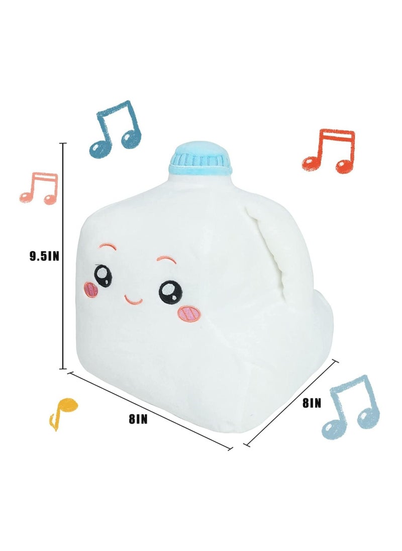 XICEN Baby Plush Toy with Singing Voice Box Cute Lankybox Milky Plush Pillow Home Decoration for Kids Boys Girls  - Image 2