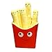 NatureMan Funny Food Stuffed Fries Plush Pillow157inch Fries Plush CushionHamburger Fries Stuffed Pillow Great for Kids Gifts and Home Decor Fries - Image 2