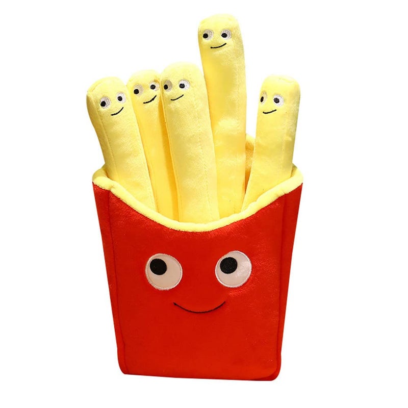 NatureMan Funny Food Stuffed Fries Plush Pillow157inch Fries Plush CushionHamburger Fries Stuffed Pillow Great for Kids Gifts and Home Decor Fries - Image 3