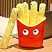 NatureMan Funny Food Stuffed Fries Plush Pillow157inch Fries Plush CushionHamburger Fries Stuffed Pillow Great for Kids Gifts and Home Decor Fries - Image 4