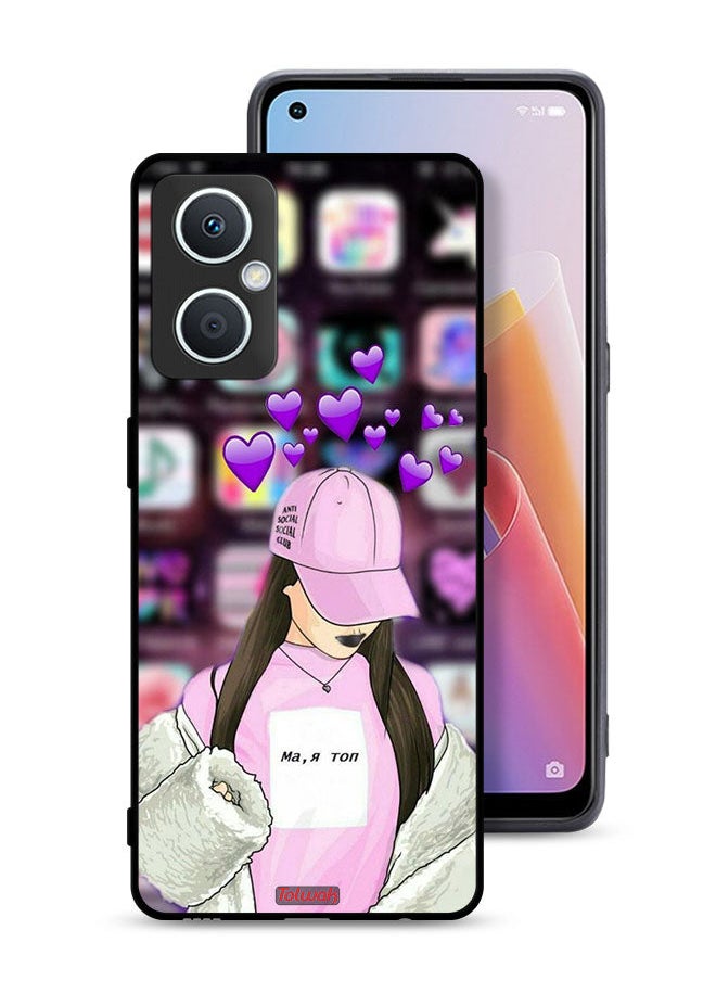 Tolwak Oppo A96 5G Protective Case Cover Anti Social Club  - Image 1