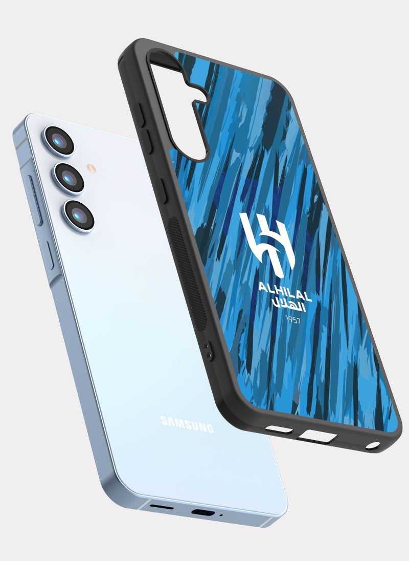 بكسلات كفر سامسونج جالكسي ايه 55 نادي الهلال ازرق - Image 2