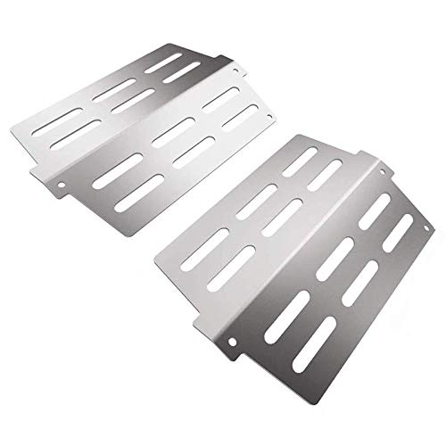 SHINESTAR 65505 Thicker Heat Deflectors Replacement for Weber Genesis 300 Series(Front Control), Including Genesis E/S EP-310, 320, 330, Stainless Steel, 2-Pack - Image 1