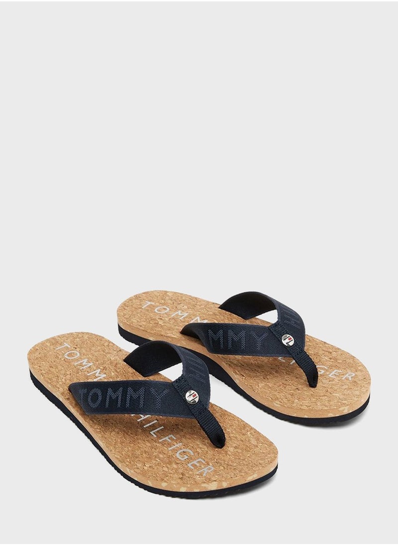 TOMMY HILFIGER - Webbing Strap Beach Sandals - Image 1