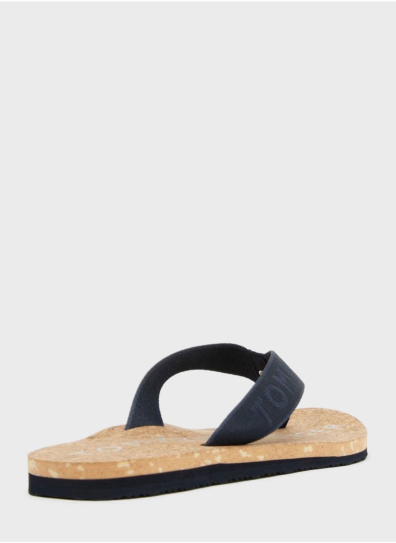 TOMMY HILFIGER - Webbing Strap Beach Sandals - Image 1