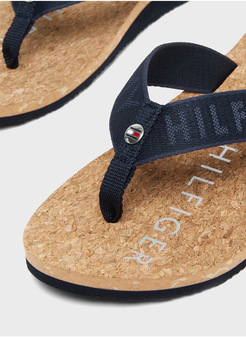 TOMMY HILFIGER - Webbing Strap Beach Sandals - Image 1