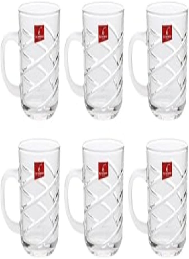 Blinkmax Blink Max brand cup set, pure glass, set of 6 pieces, code: B04_10 