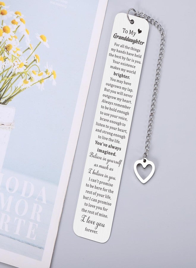 Perleddom College Girls Easter Basket Stuffers Granddaughter Gifts from Grandma Granddaughter Bookmarks for Women 16th 18th Birthday Gift Book Accessories for Book Lovers Teen Girl - Image 2