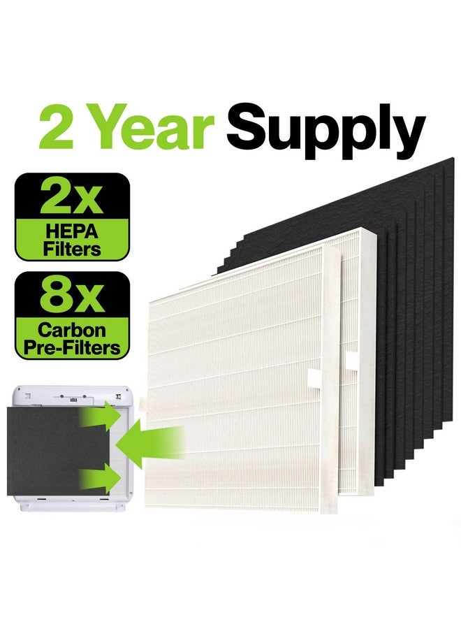 Durabasics AP-1512HH HEPA Set Replacement for Coway Filter - 2 Year Supply - Compatible with Coway Airmega AP-1512HH & Airmega Filter Replacement - Helps Remove Smoke, Dust, Pollen, Dust, Debris, Pet Dander  - Image 3