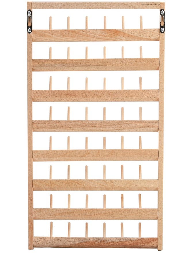 Tosnail Large 2 Pack Wooden Thread Racks, 48 Spools Wall Mount Storage Organizer for Sewing & Embroidery - Image 5