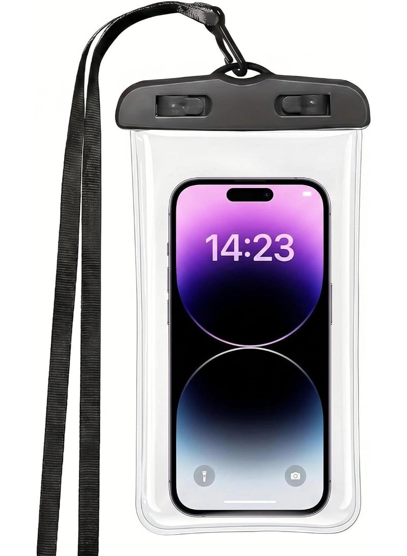 Hugifts Waterproof Phone Pouch,Phone Wet Dry Bag Holder Beach Vacation Waterpark Underwater Cruise Essentials Accessories Must Haves Packing List Stuff for Men Women - Image 1
