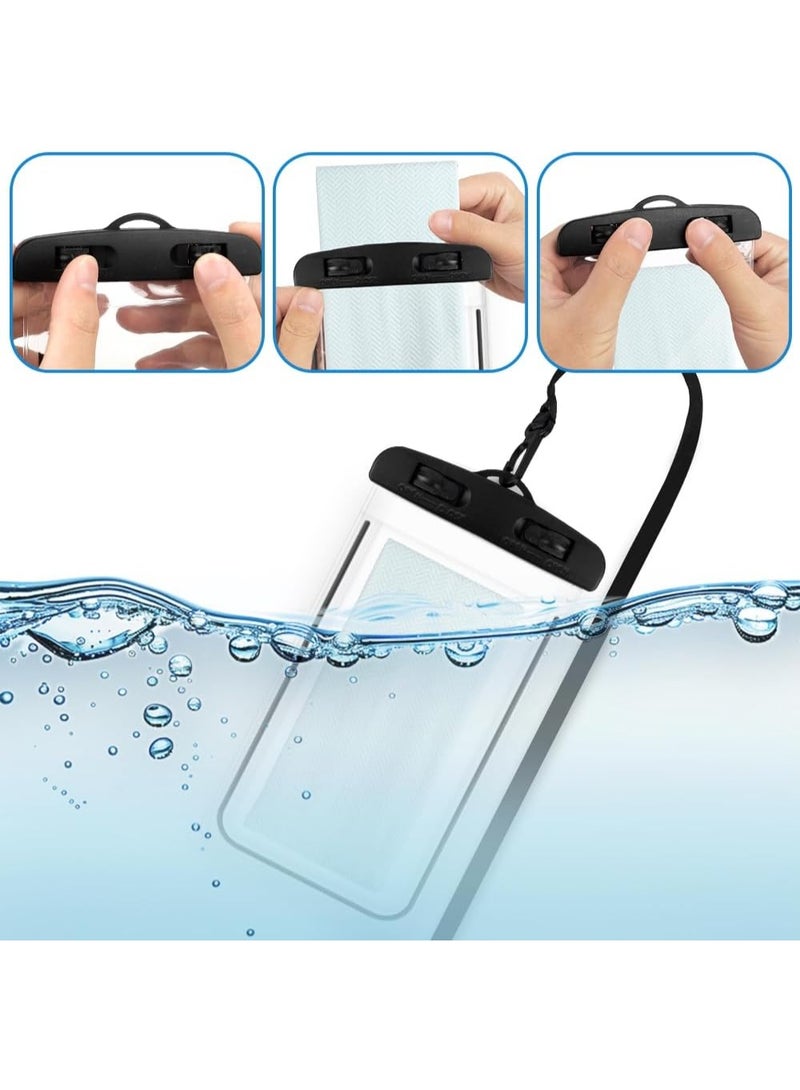 Hugifts Waterproof Phone Pouch,Phone Wet Dry Bag Holder Beach Vacation Waterpark Underwater Cruise Essentials Accessories Must Haves Packing List Stuff for Men Women - Image 5