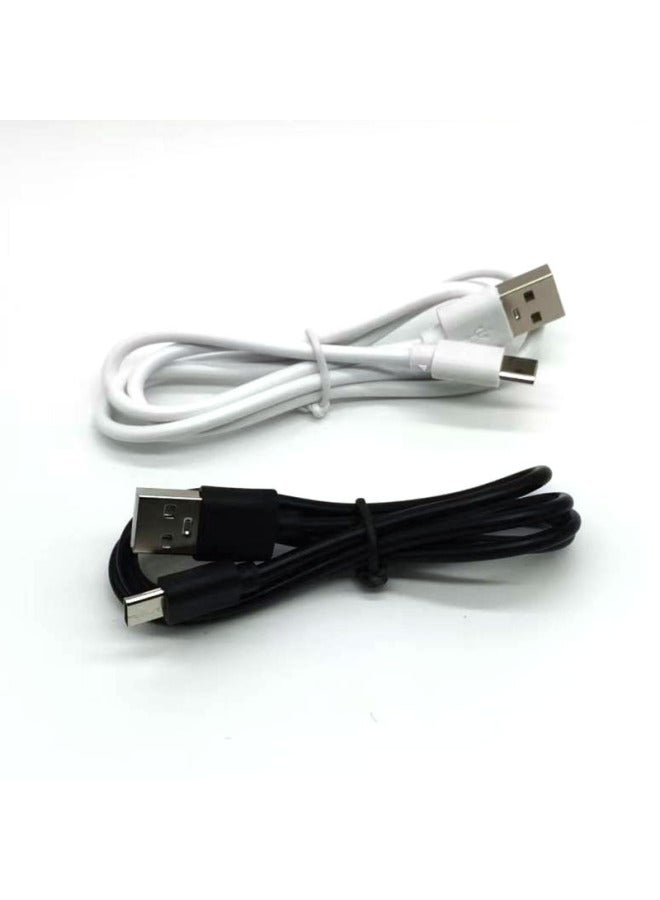 Type-c Charging Line Data Short Line 2A Power Toy Pure Copper Bluetooth Headset Small Fan With Machine Line Customization-Color:2a White — 0.5m  - Image 3