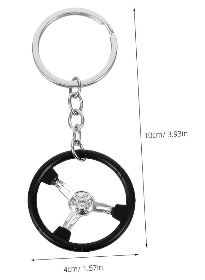 3 قطع من سلسلة مفاتيح عجلة القيادة لتزيين حلقات المفاتيح وديكور المحفظة - Image 2