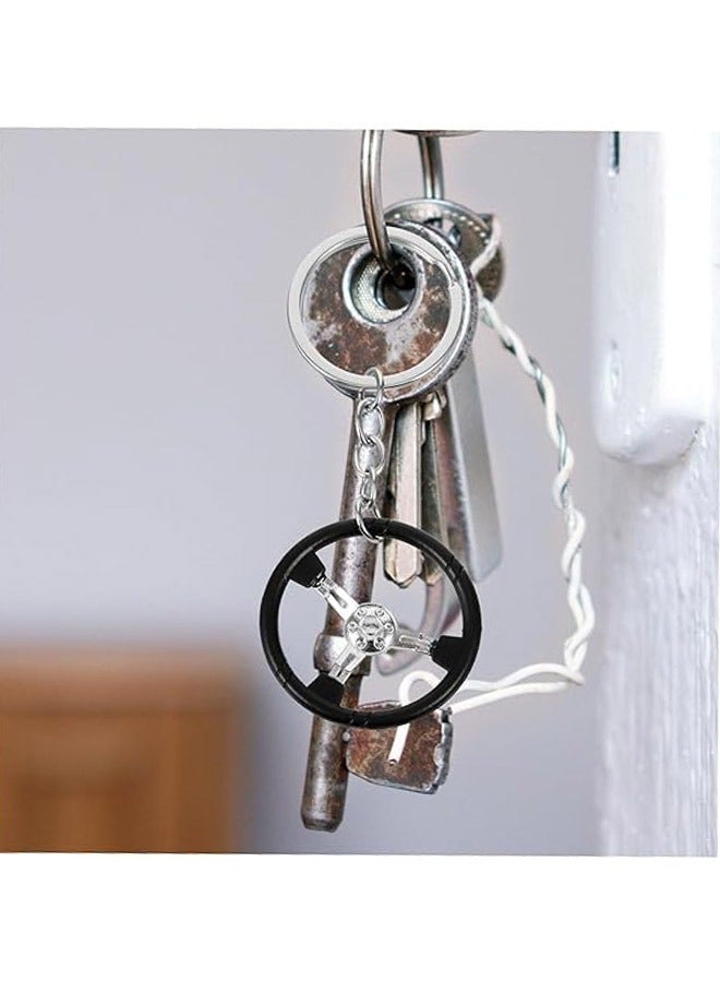 3 قطع من سلسلة مفاتيح عجلة القيادة لتزيين حلقات المفاتيح وديكور المحفظة - Image 5