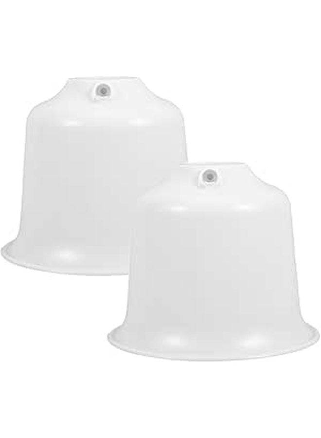 Universal Ceiling Fan Canopy Cover Plastic Cone Cap Replacement Part For Home DIY Maintenance - Image 1
