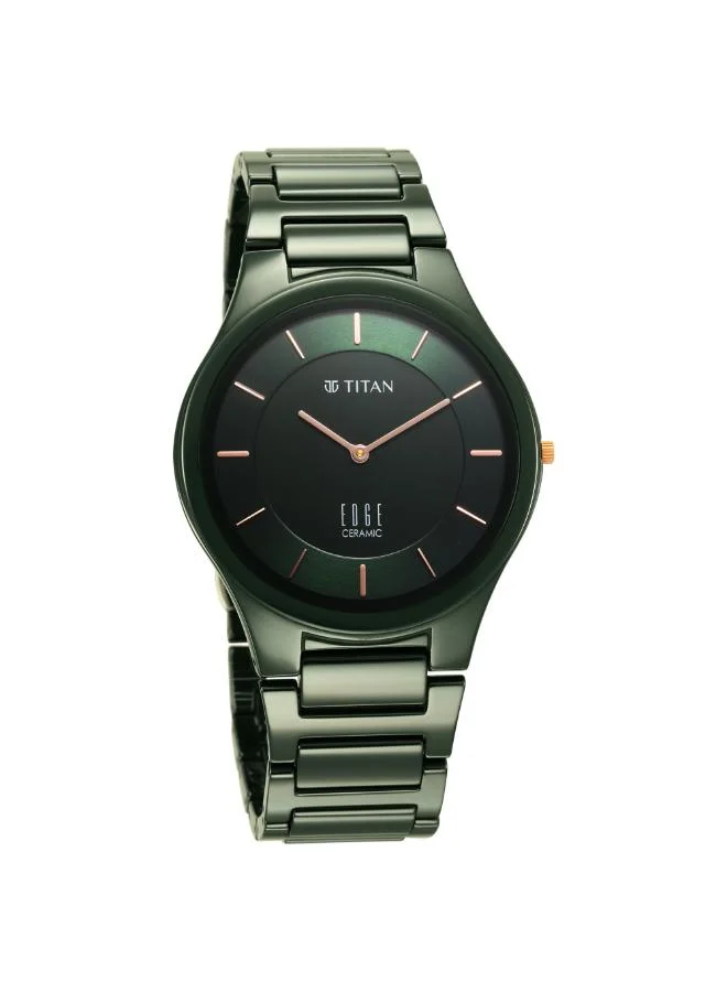 تيتان Men's Ceramic Analog Watch 1696QC06 - 40 mm