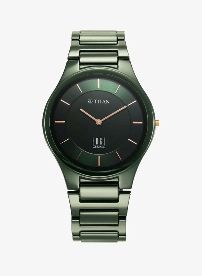 تيتان Men's Ceramic Analog Watch 1696QC06 - 40 mm