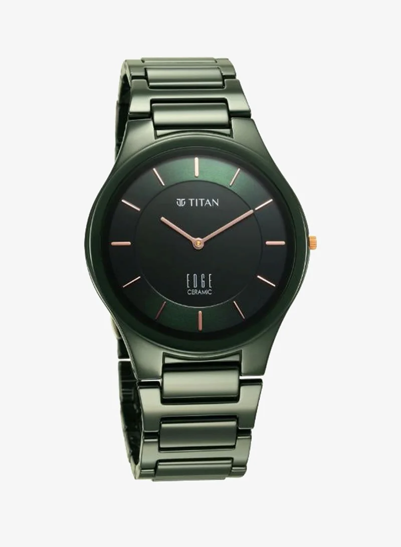 تيتان Men's Ceramic Analog Watch 1696QC06 - 40 mm