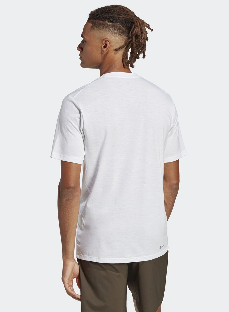 Adidas Train Essential Seasonal Logo T-Shirt