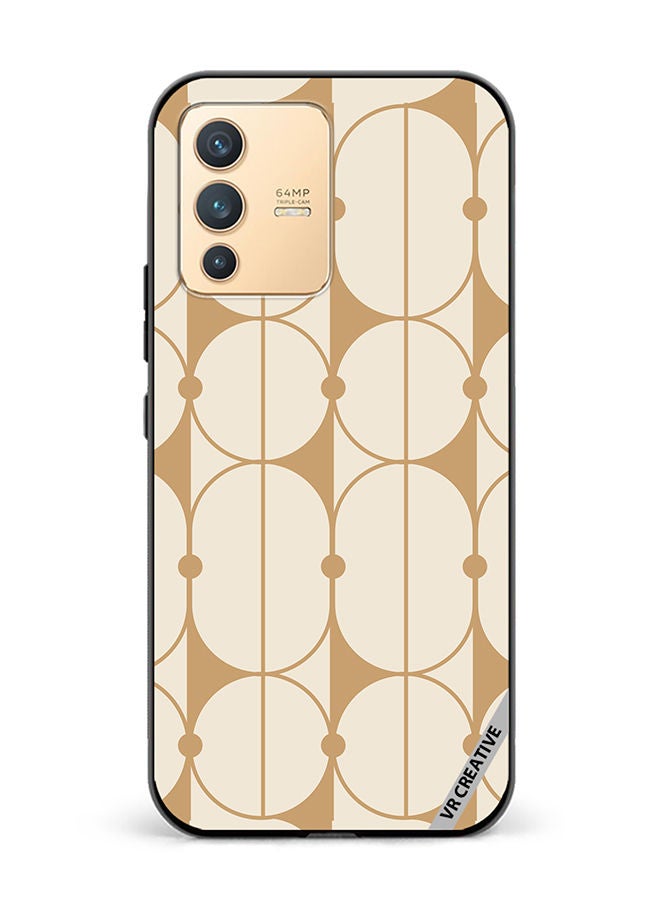 VR CREATIVE Protective Case Cover For Vivo V23 5G Asian Icon Design Multicolour - Image 1